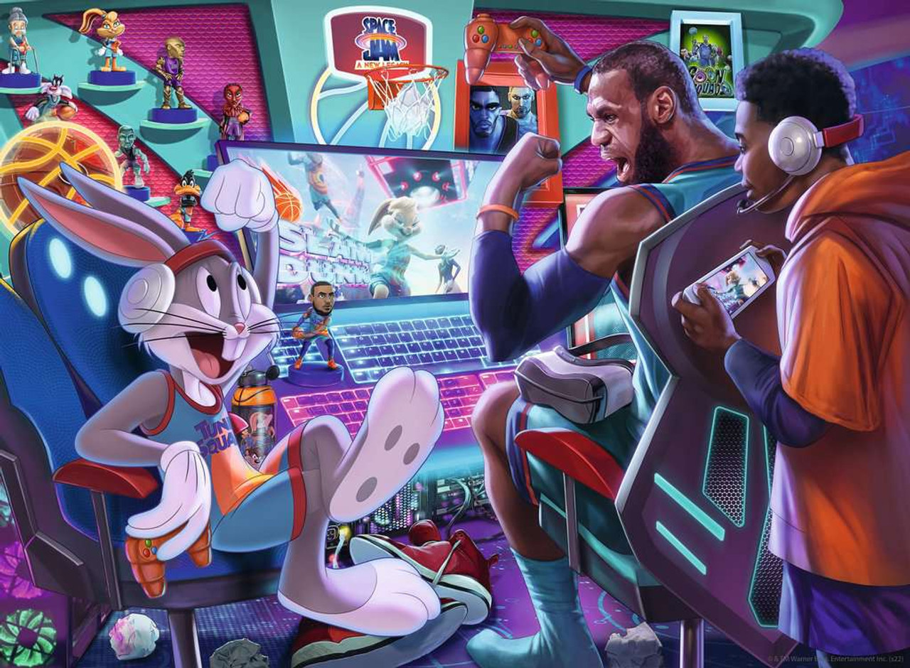 Space Jam Gamestation Movies & TV Jigsaw Puzzle