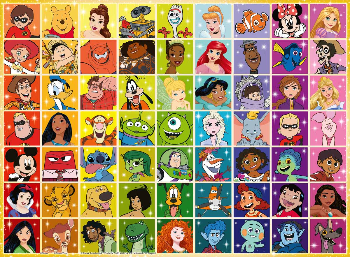 Disney Color Palette Disney Jigsaw Puzzle