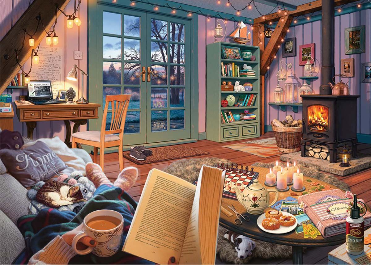 Cozy Retreat - Scratch and Dent People Jigsaw Puzzle