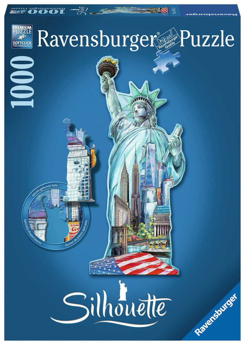Statue of Liberty Shaped Puzzle PuzzleWarehouse com