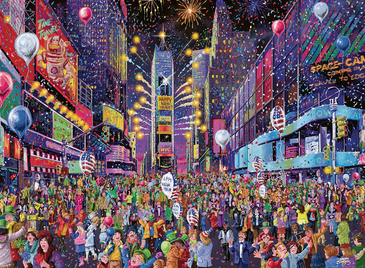 New Years in Times Square New York Jigsaw Puzzle