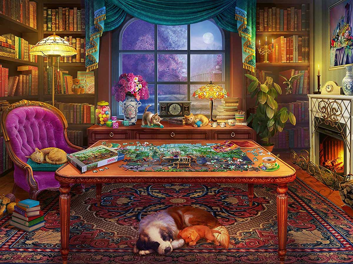 Puzzler's Place Cats Jigsaw Puzzle