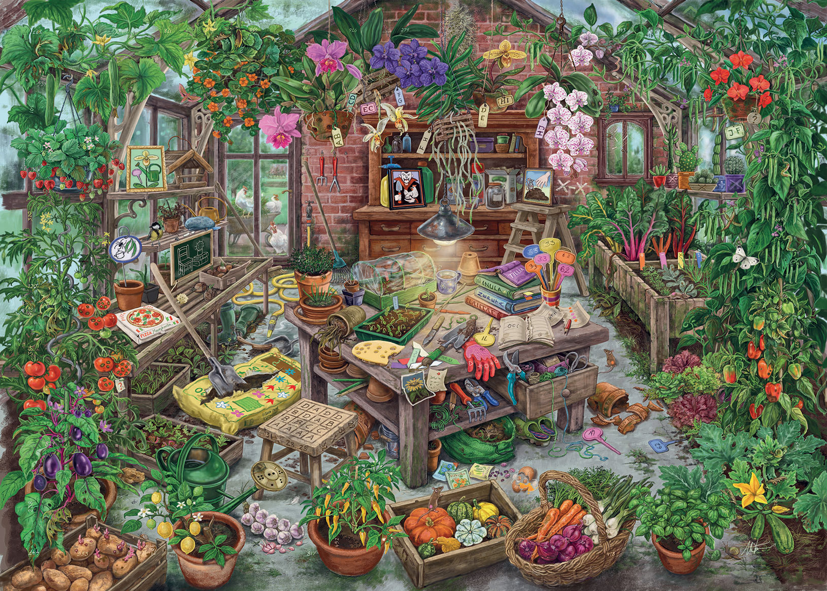 The Cursed Greenhouse Flower & Garden Jigsaw Puzzle