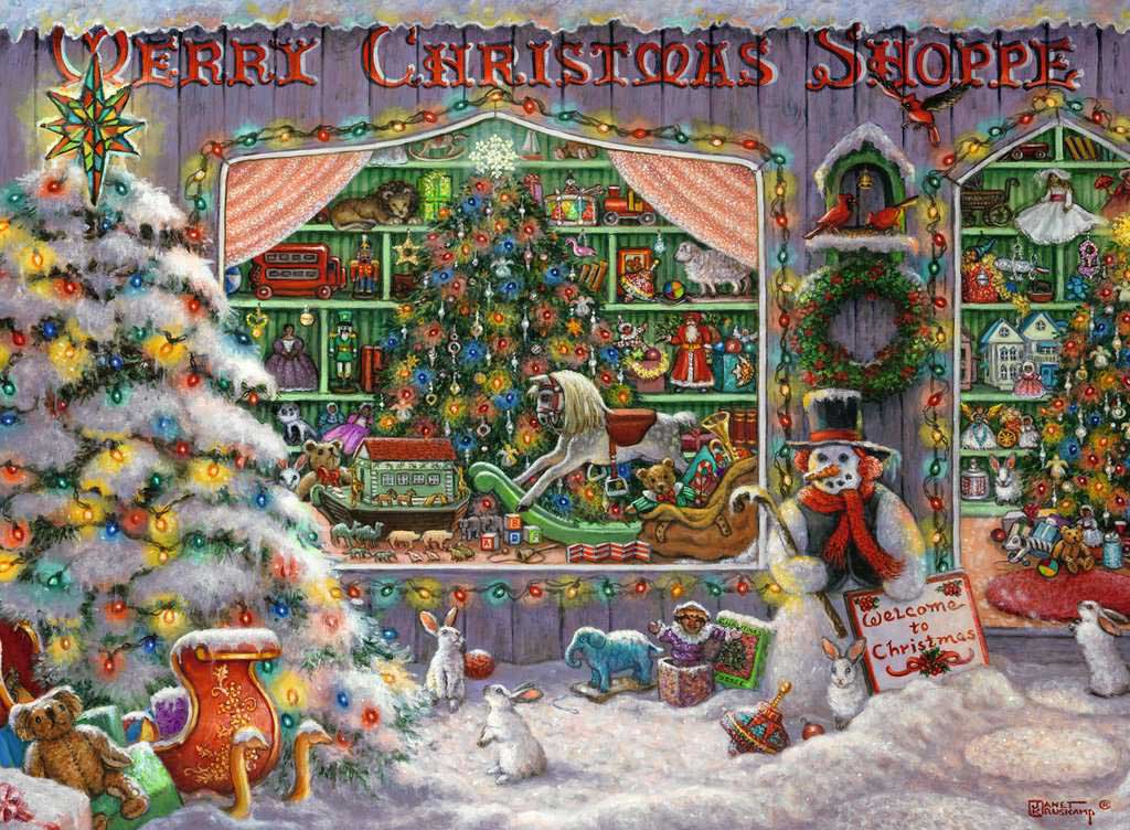 The Christmas Shop Christmas Jigsaw Puzzle
