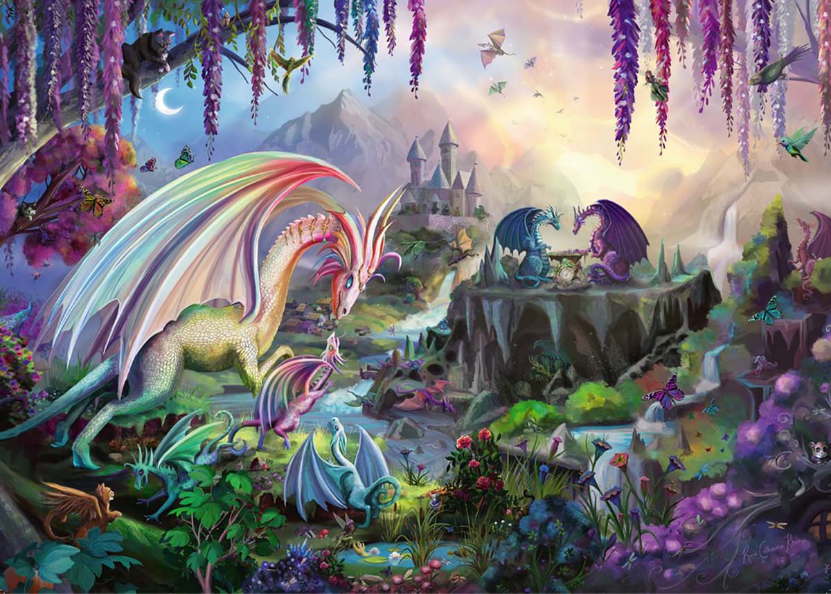 Dragon Valley - Scratch and Dent Fantasy Jigsaw Puzzle