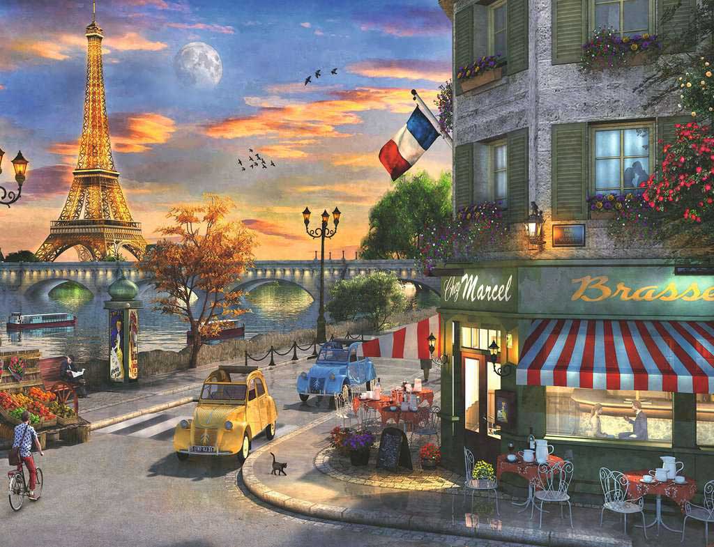500 Piece for sale online Ravensburger Parisian Sunset Puzzle