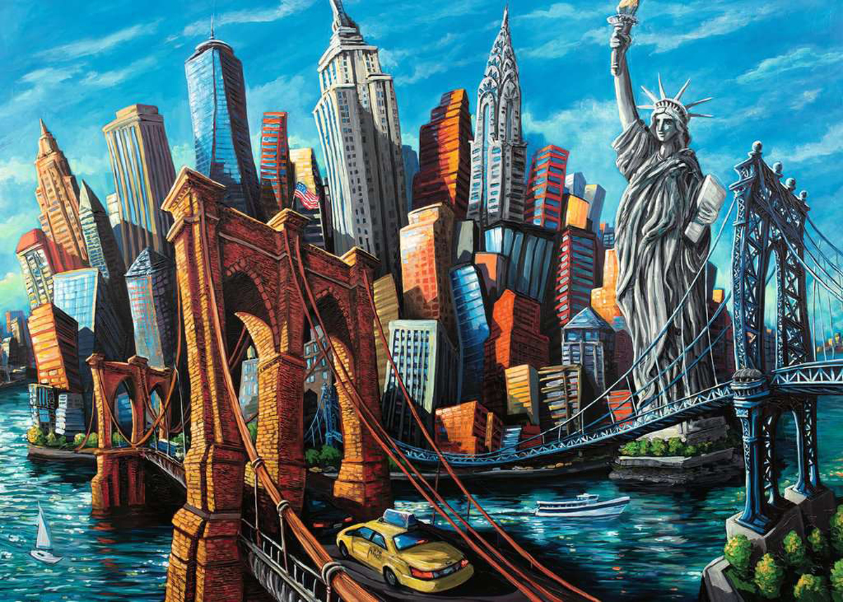 Welcome to New York New York Jigsaw Puzzle