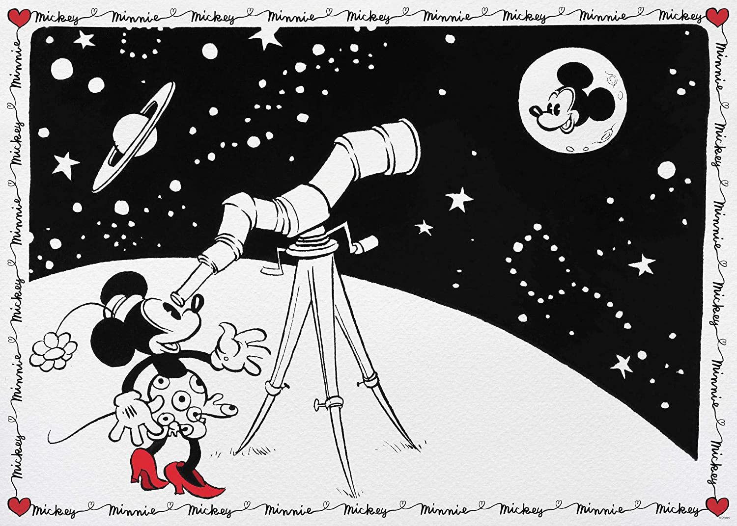 Disney Vault: Minnie & Mickey Sweethearts Disney Jigsaw Puzzle