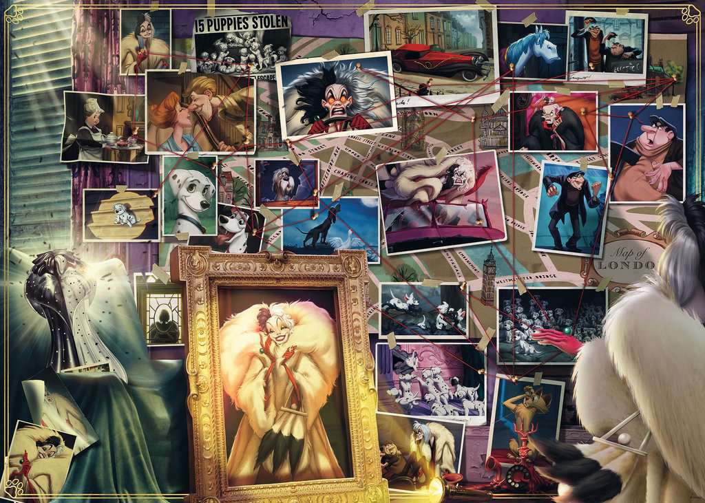 Disney Villainous: Cruella de Vil Disney Jigsaw Puzzle