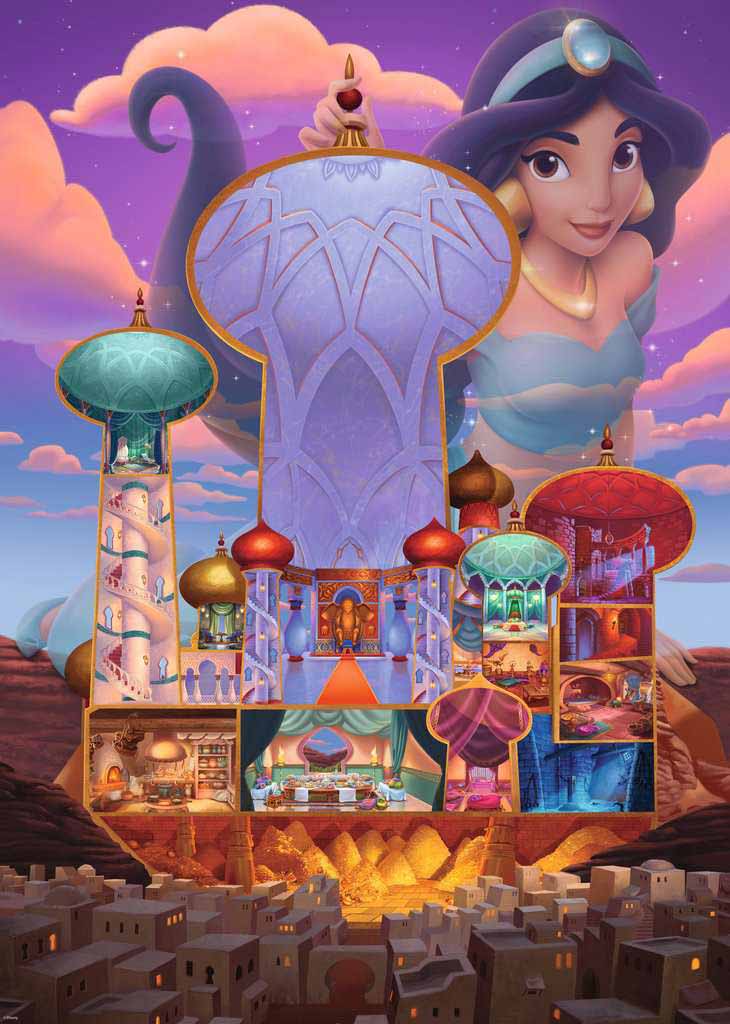 Disney Castles: Jasmine Disney Princess Jigsaw Puzzle