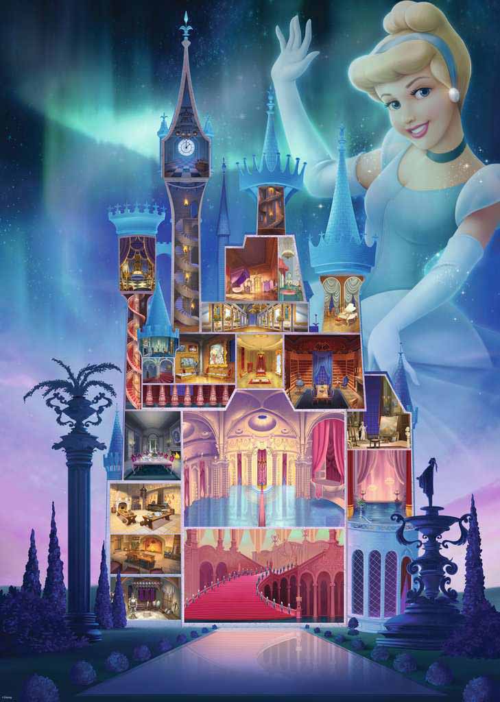 Disney Castles: Cinderella - Scratch and Dent Disney Princess Jigsaw Puzzle