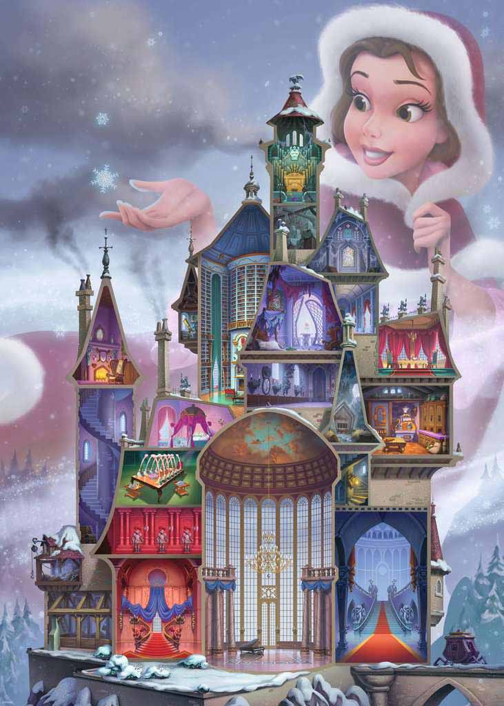 Disney Castles: Belle Disney Princess Jigsaw Puzzle