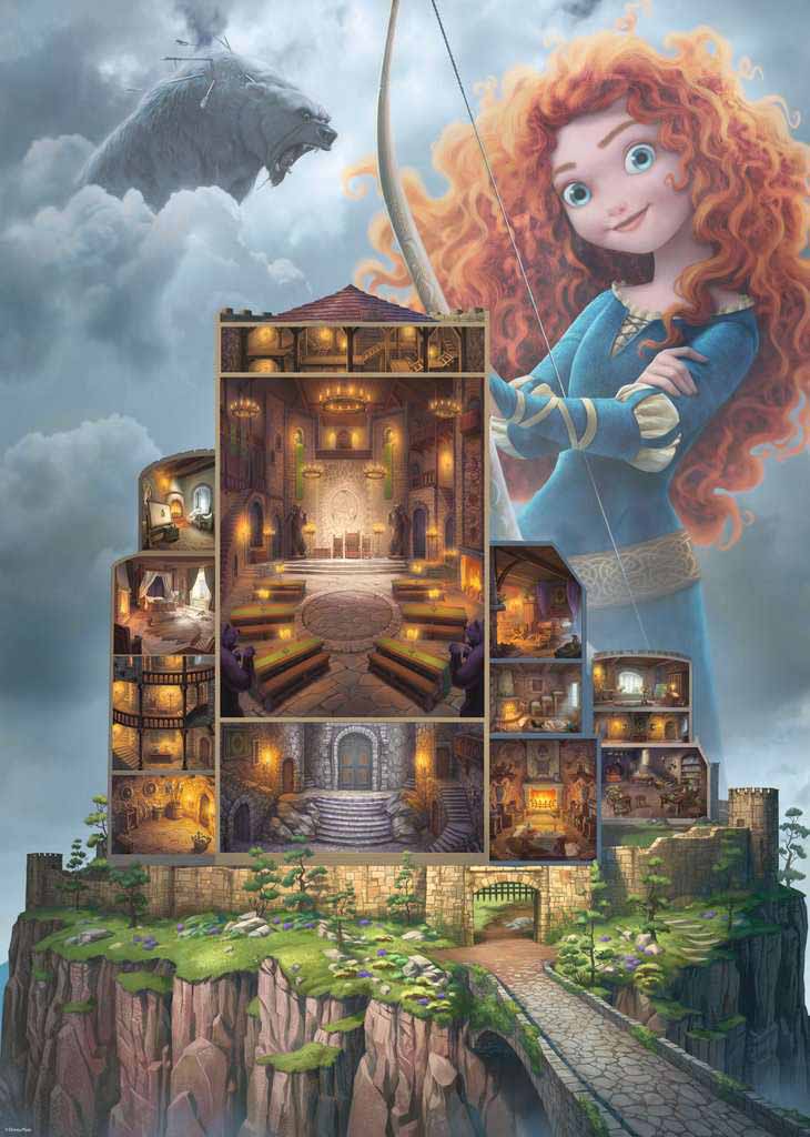 Disney Castles: Merida Disney Princess Jigsaw Puzzle