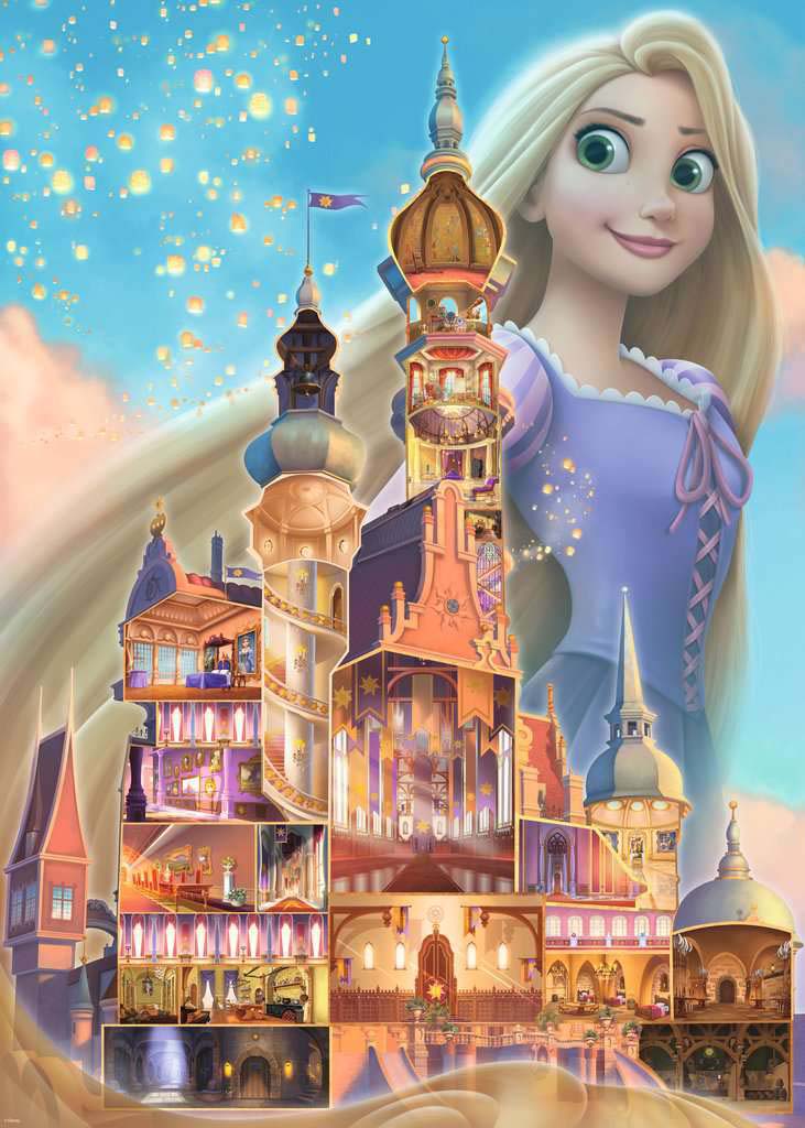 Disney Castles: Rapunzel, 1000 Pieces, Ravensburger | Puzzle Warehouse