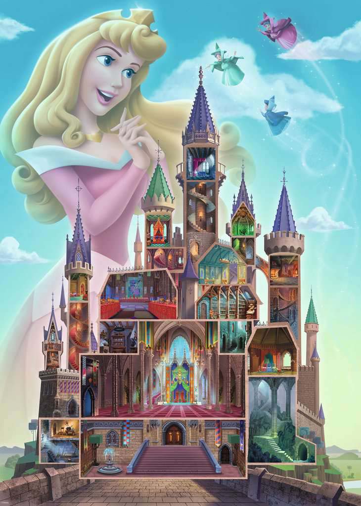 Disney Castles: Aurora Disney Princess Jigsaw Puzzle