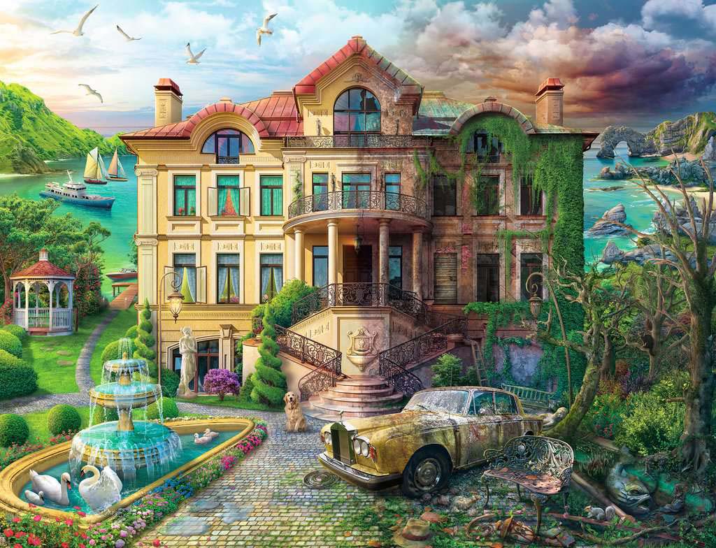 Cove Manor Echoes - Scratch and Dent Landmarks & Monuments Jigsaw Puzzle