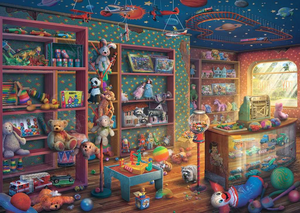 Abandon Places: Tattered Toy Store Fantasy Jigsaw Puzzle