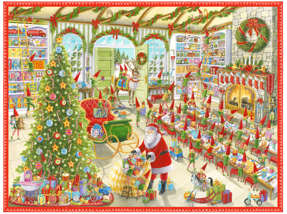 Santa's Ready, 1000 Pieces, Ravensburger | Puzzle Warehouse