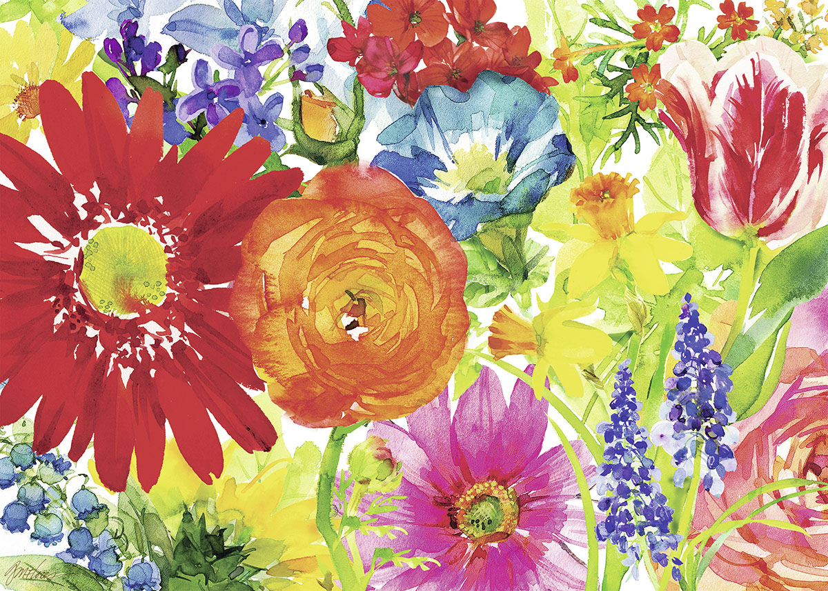 Abundant Blooms - Scratch and Dent Flower & Garden Jigsaw Puzzle