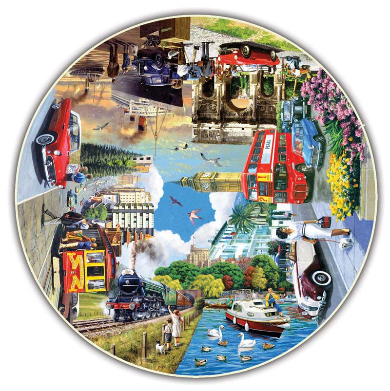 Vintage Worldwide Round Table Puzzle Jigsaw Vintage Worldwide Round Table Puzzle Mother S Day