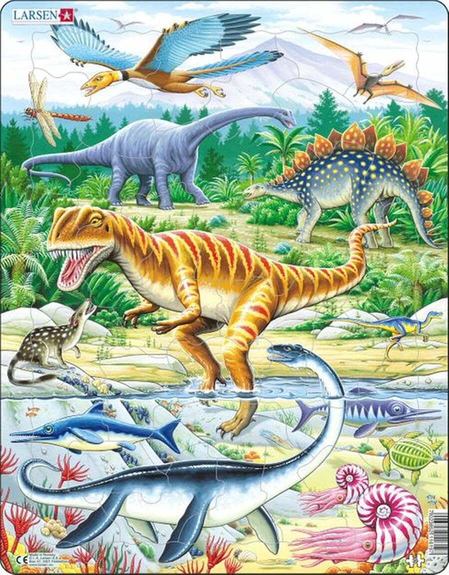 Jurassic Dinosaur Dinosaurs Tray Puzzle