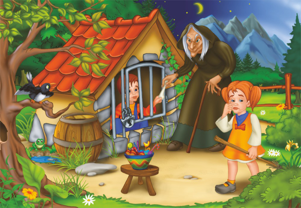 Hansel And Gretel Fantasy Jigsaw Puzzle