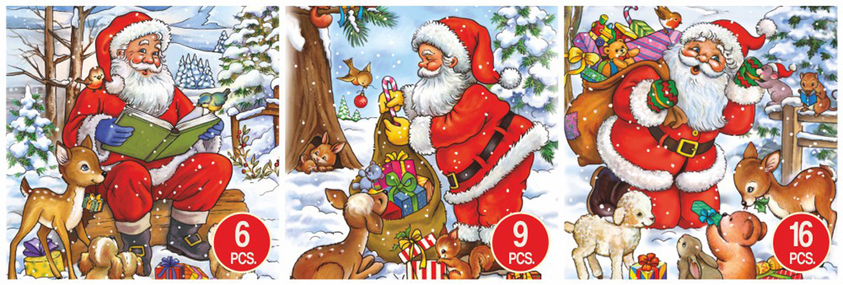 Santa's Woodland Friends 3-Pack