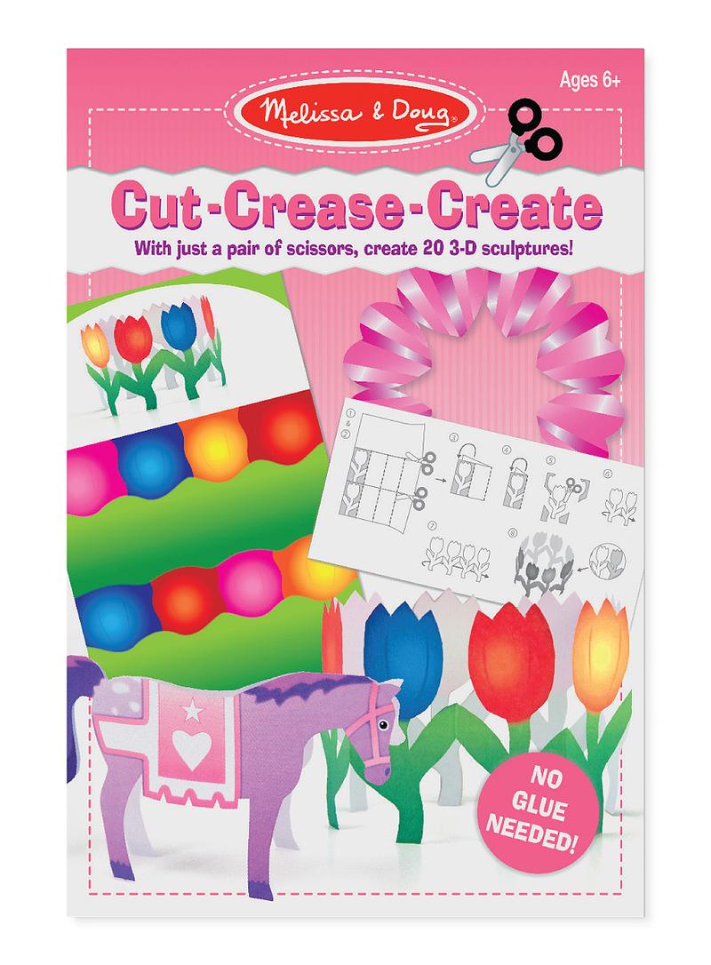 Cut Crease Create - Pink, Melissa and Doug | Puzzle Warehouse