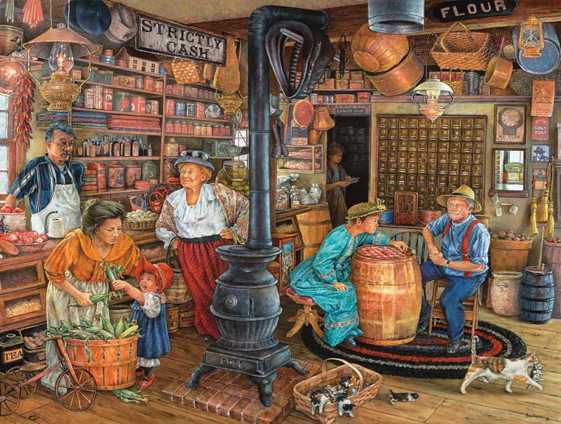 the general store 300 pieces sunsout puzzle warehouse