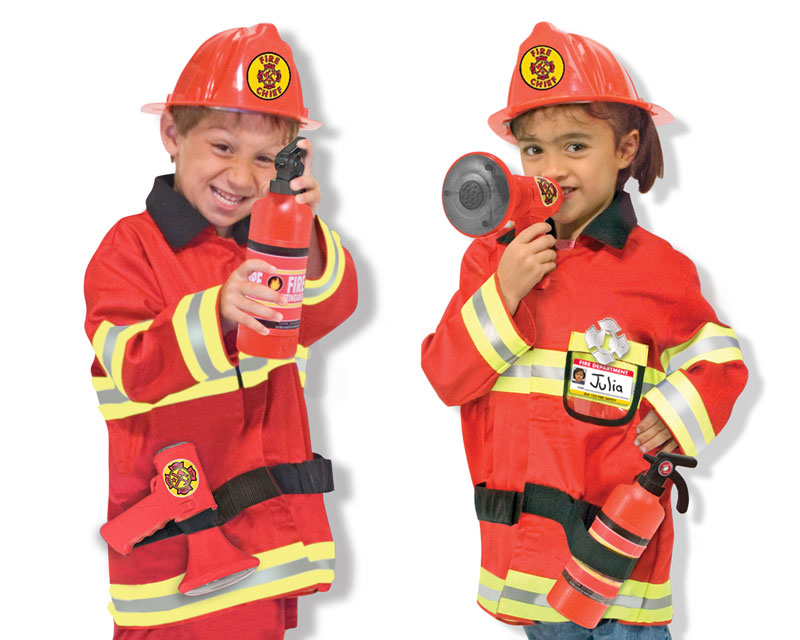 Fire Chief Role Play Costume Set, Melissa and Doug Puzzle Warehouse.