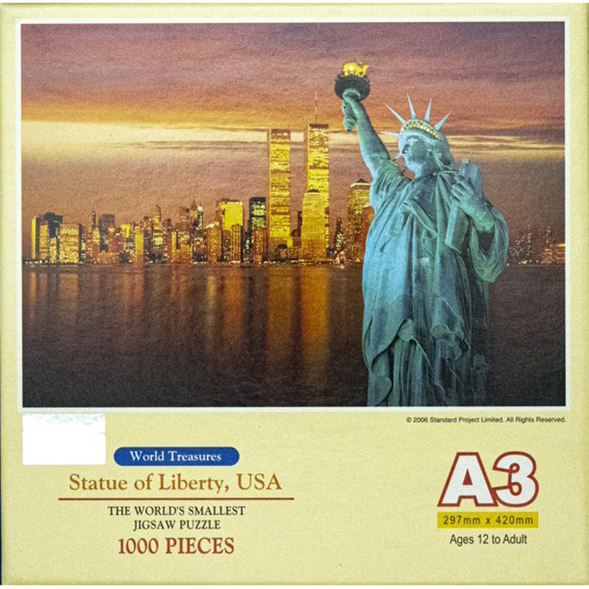 Statue Of Liberty, USA Mini Puzzle Landmarks & Monuments Jigsaw Puzzle