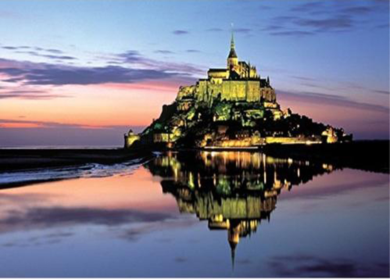 France Mont St Michel Mini Puzzle Landmarks & Monuments Jigsaw Puzzle