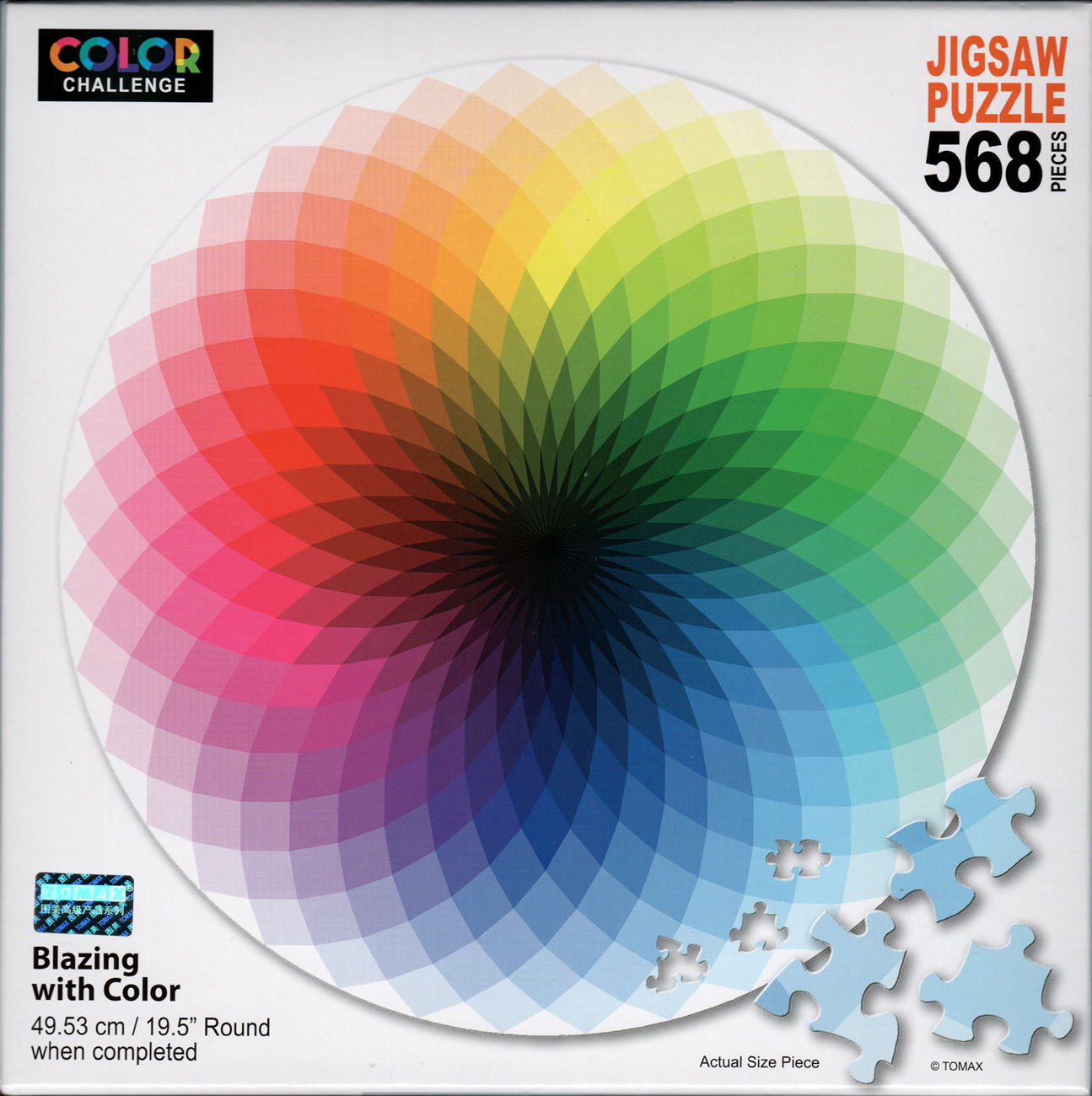 Kaleidoscope Rainbow & Gradient Jigsaw Puzzle