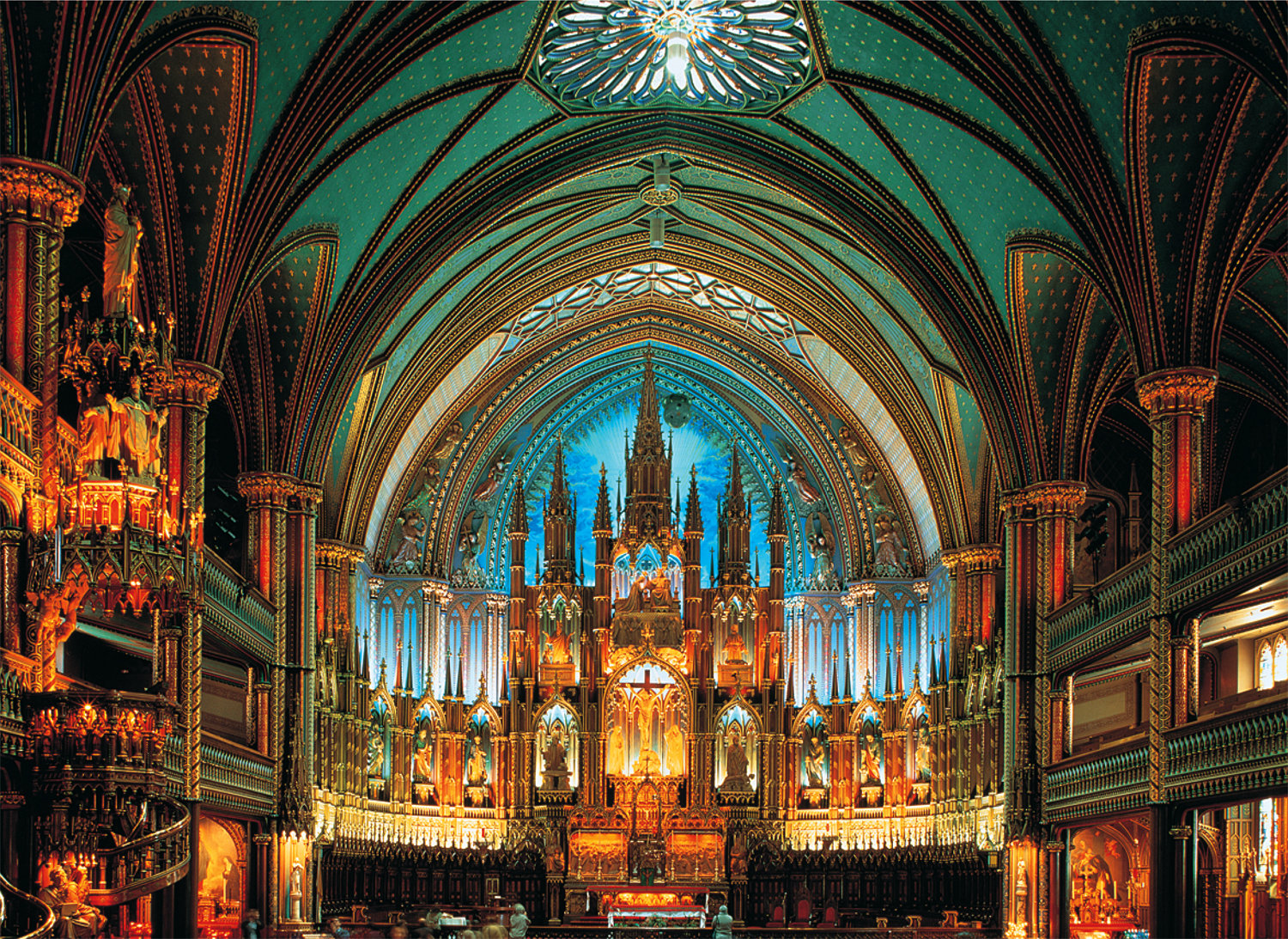 Notre-Dame De Montreal Canada Religious Glow in the Dark Puzzle