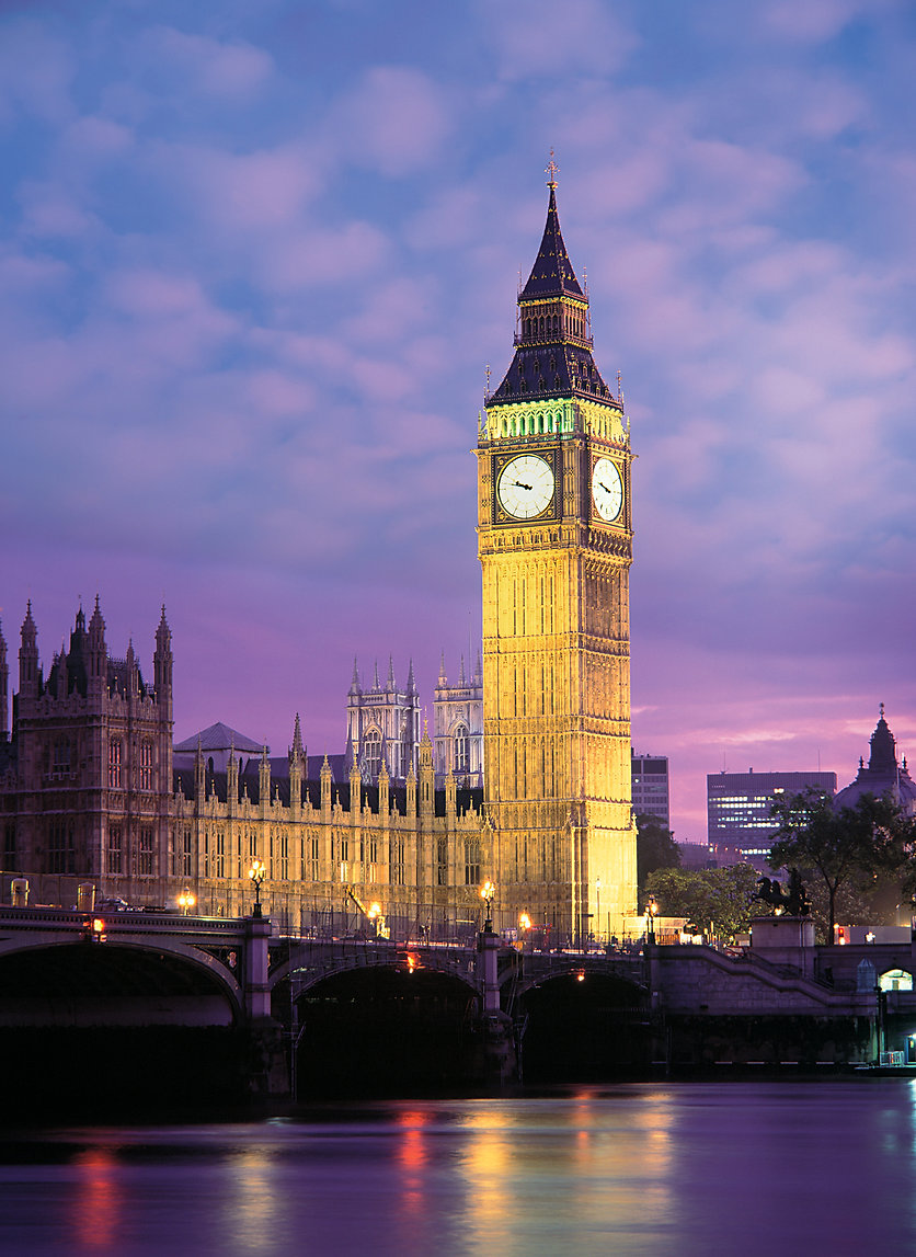 Big Ben, London Landmarks & Monuments Glow in the Dark Puzzle