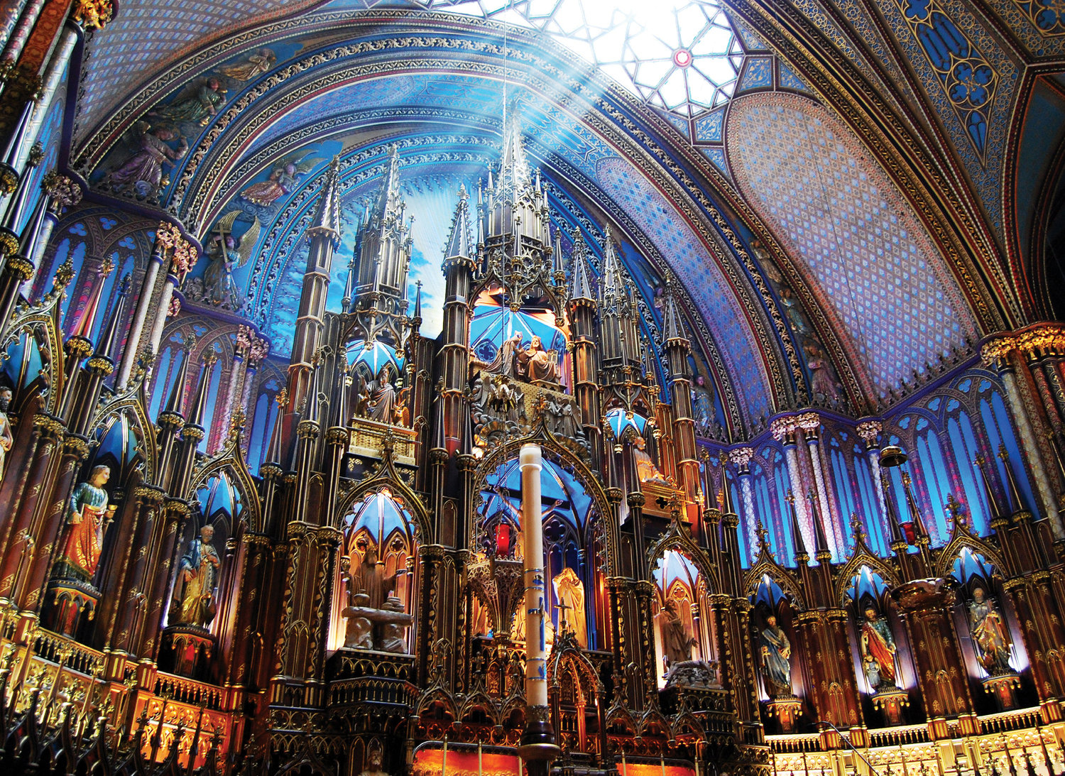 Notre Dame Basilica of Montreal Religious Glow in the Dark Puzzle