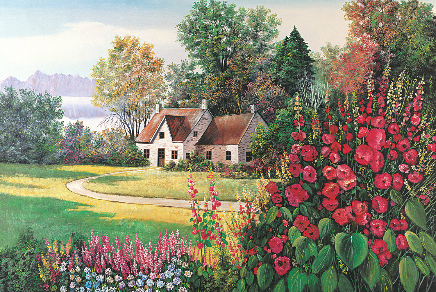 Floral Paradise Flower & Garden Jigsaw Puzzle