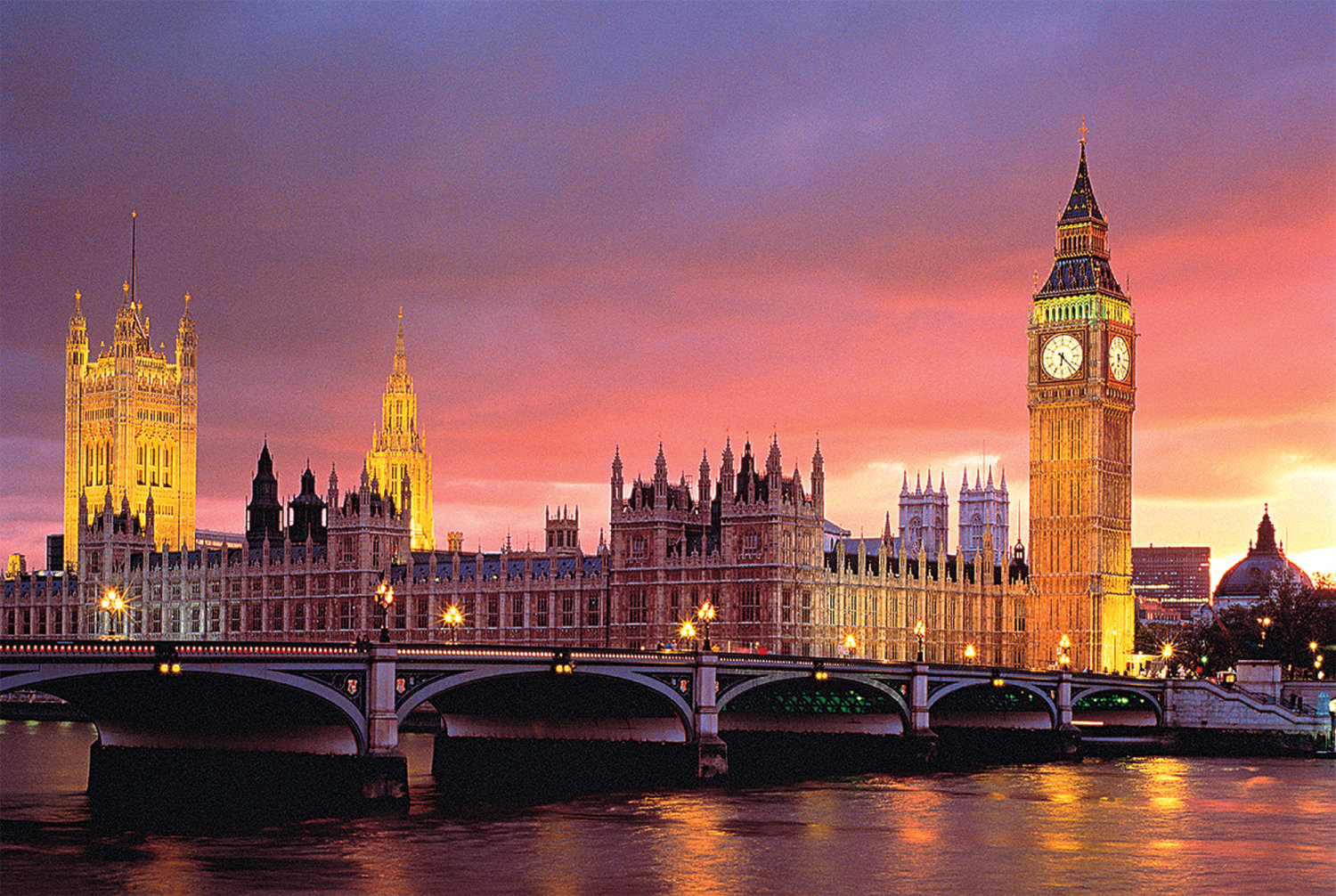 House Of Parliament, London Landmarks & Monuments Jigsaw Puzzle