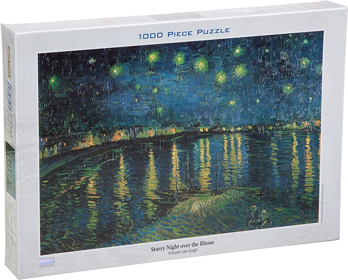 Starry Night Over The Rhone Fine Art Jigsaw Puzzle