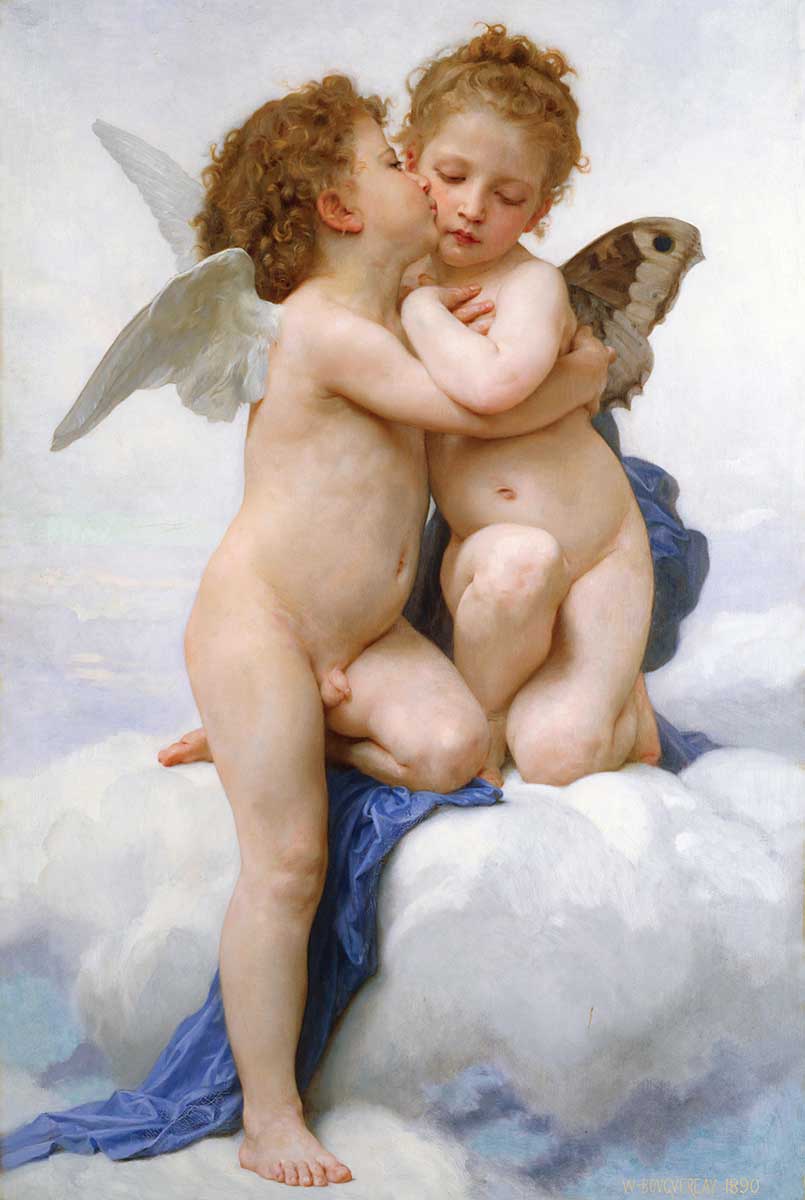 Cupid and Psyche as children - Scratch and Dent Fine Art Jigsaw Puzzle