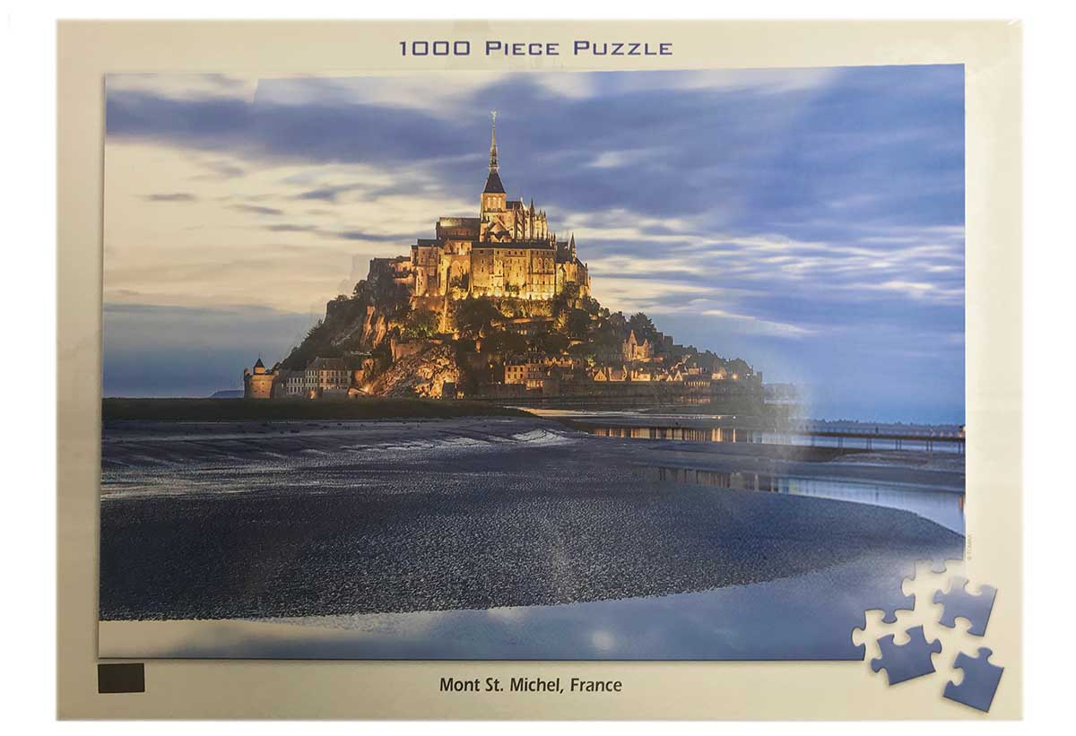 Mont St. Michel, France Paris & France Jigsaw Puzzle