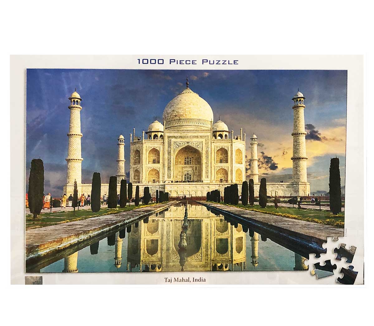 Taj Mahal, India - Blue Sky Landmarks & Monuments Jigsaw Puzzle