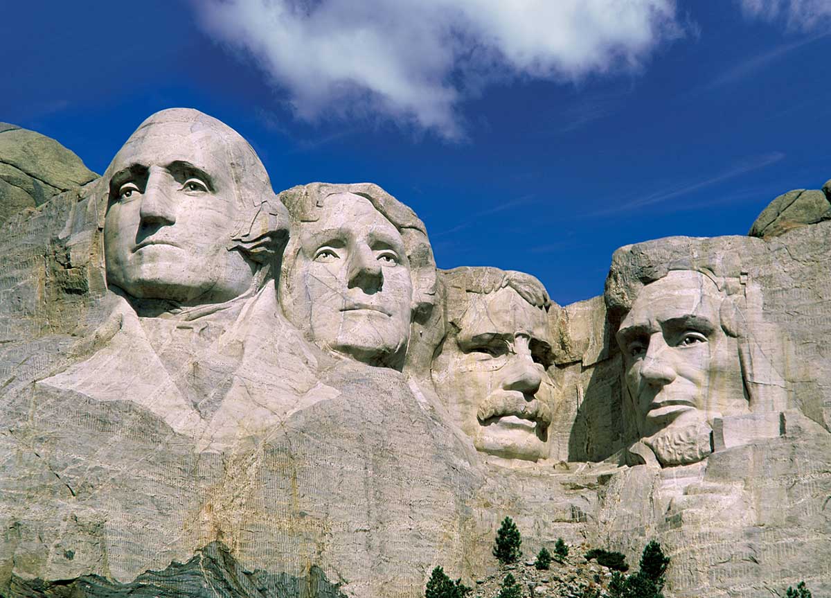 Mount Rushmore National Monument Landmarks & Monuments Jigsaw Puzzle