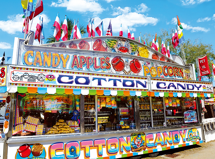 Cotton Candy Concession Stand, 1000 Pieces, RoseArt | Puzzle Warehouse