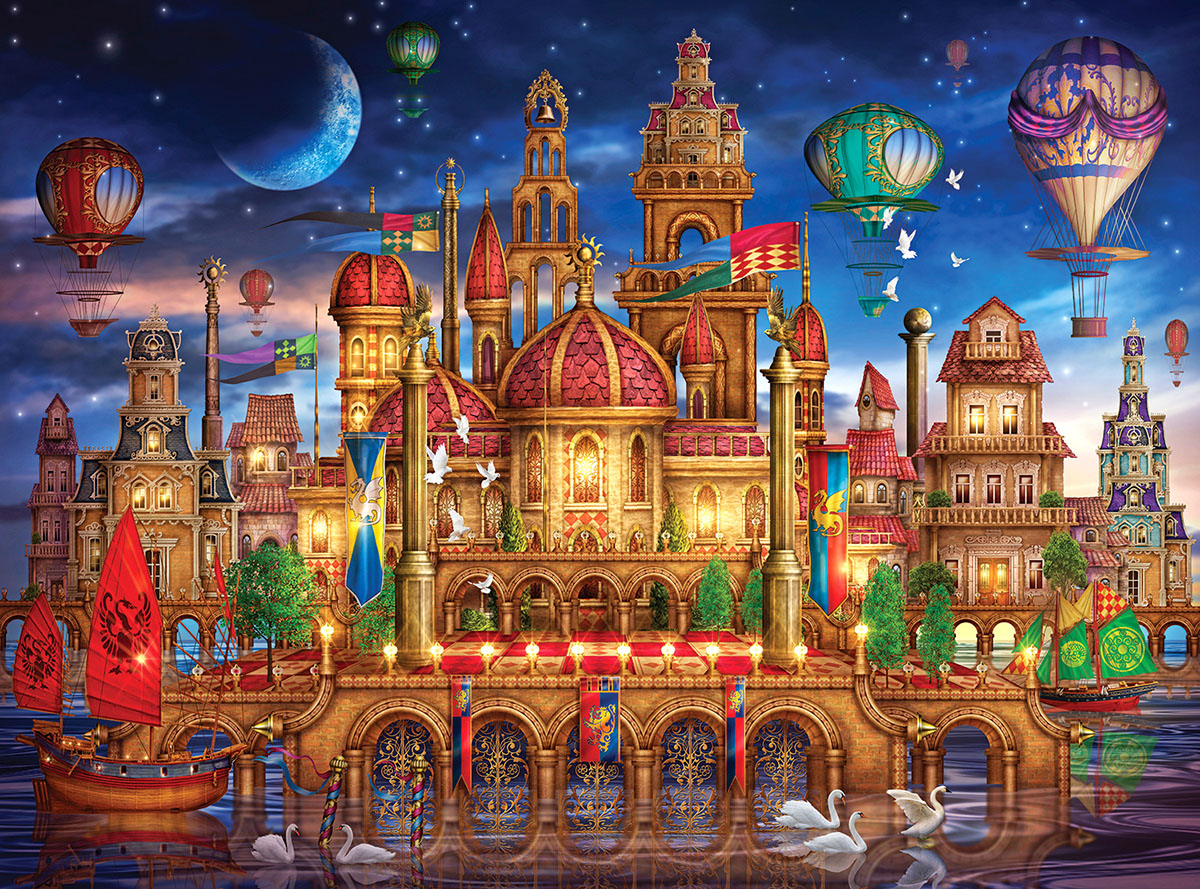 Downtown - Scratch and Dent Fantasy Jigsaw Puzzle