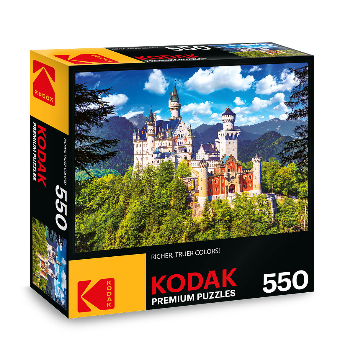 KODAK Premium Puzzles - Neuschwanstein Castle, Bavaria, 550 Pieces ...