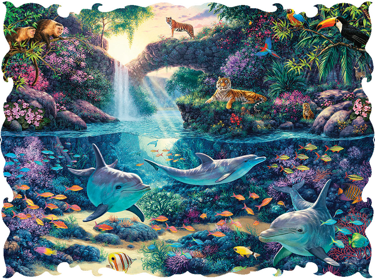 Puzzle 2000 pièces - Widlife paradis