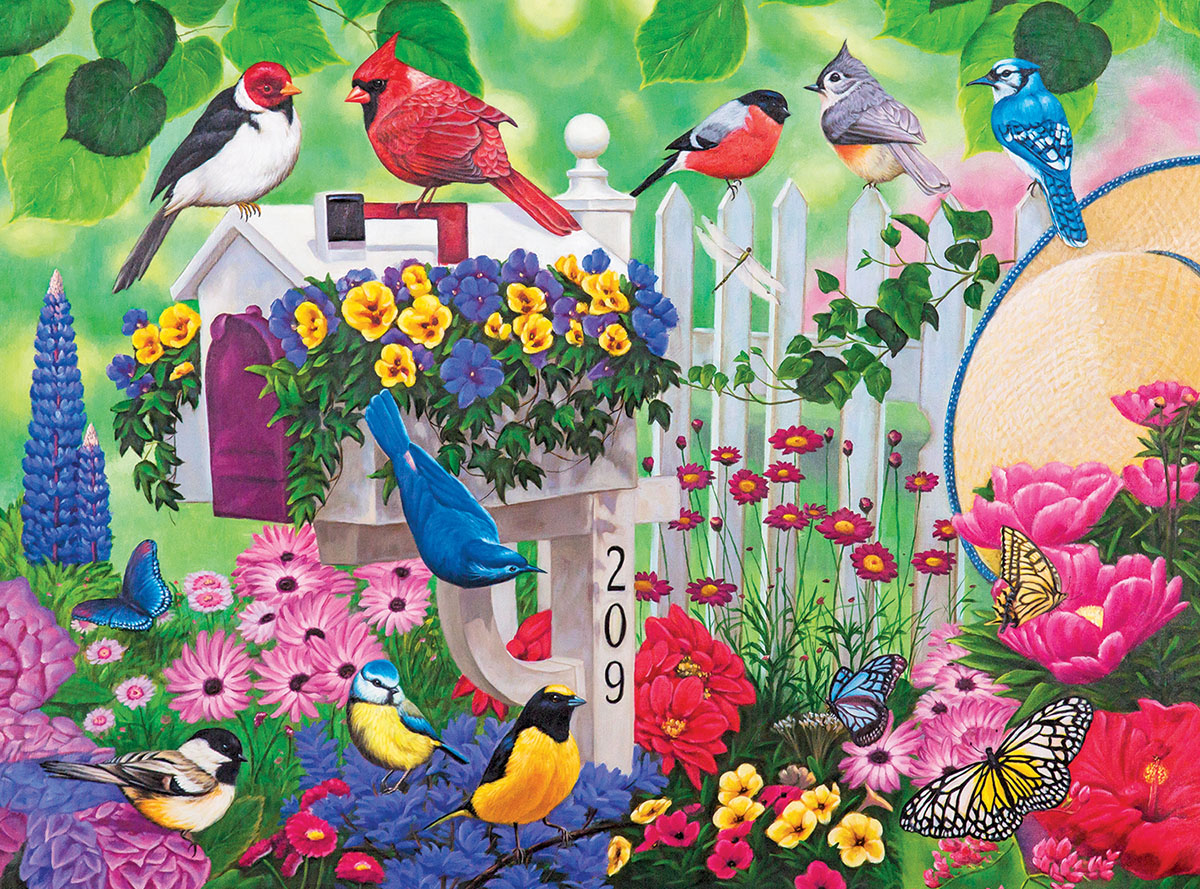 Weekly Garden Gathering, 1000 Pieces, RoseArt | Puzzle Warehouse