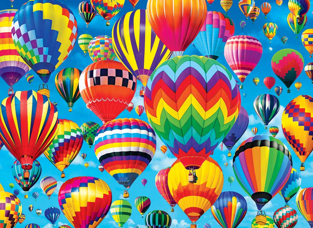 Balloons In Flight Balloons Jigsaw Puzzle