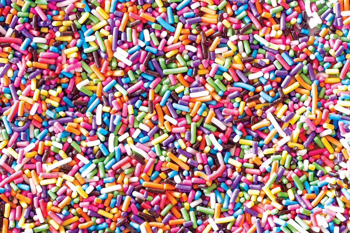 Cra-Z Rainbow of Sprinkles - Scratch and Dent Candy Jigsaw Puzzle